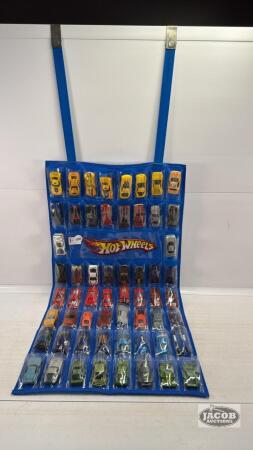 HOT WHEELS WALL HUNG 58 SPOT TOY CAR HOLDER