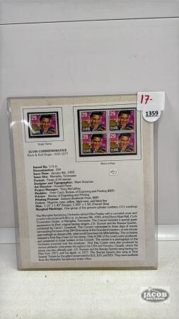 ELVIS STAMP SET