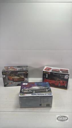 (3) REVELL MODEL CAR KITS
