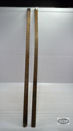 (2) YARD STICKS