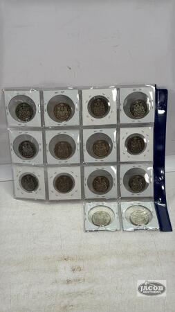 (14) 1969 CANADIAN HALF DOLLARS
