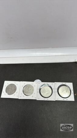 (4) CANADIAN ONE DOLLAR COINS
