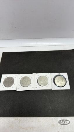 (4) CANADIAN ONE DOLLAR COINS