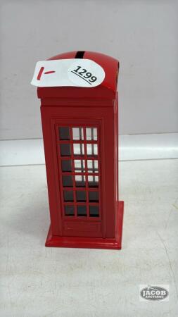ENGLAND STYLE PHONE BOOTH BANK