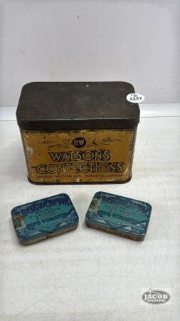 (3) OLD TINS