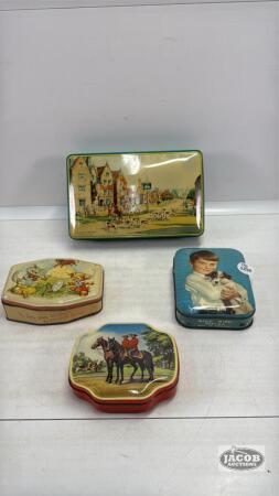 (4) OLD TINS