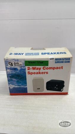 2 WAY SURROUND SOUND INDOOR/OUTDOOR SPEAKERS
