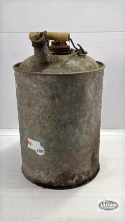CN STAMPED GALVANIZED KEROSENE CAN
