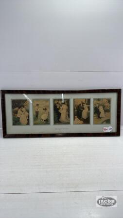 5 PICTURES FRAMED THE AGES OF LOVE