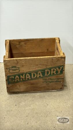 CANADA DRY WOODEN CRATE