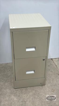 2 DRAWER FILING CABINET WITH HANGING FILES