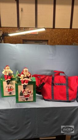 (2) SANTA SHELF SITTERS