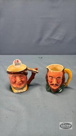 PAIR OF MINI TOBY MUGS