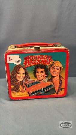 DUKES OF HAZZARD TIN LUNCH BOX