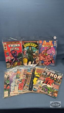 (9) COMIC BOOKS