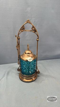 PICKLE CRUET WITH TONGS