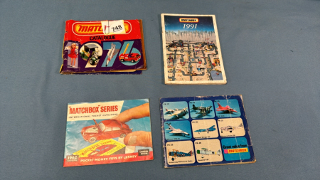 4 Older Matchbox Catalogues -See Notes