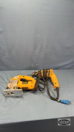 DEWALT 120V JIG SAW & DEWALT 120V DRILL