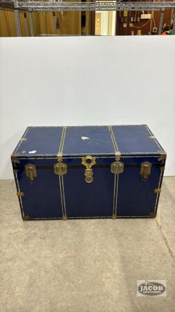 ATLAS BLUE STEAMER TRUNK