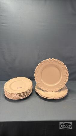 (6) 9.5IN INDOBA PLATES & (3) 12IN INDOBA PLATES