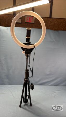 UBEESIZE 12IN RING LIGHT ON TRIPOD