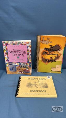 (3) COOKBOOKS