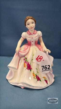 ROYAL DOULTON "PRETTY LADIES FLOWER OF THE MONTH AUGUST"