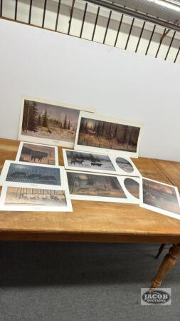 (8) DARCY SHAVER PRINTS