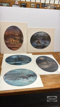 (5) DARCY SHAVER ARTIST MATTE PROOFS
