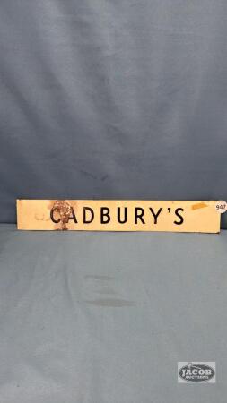 CADBURY'S TIN SIGN
