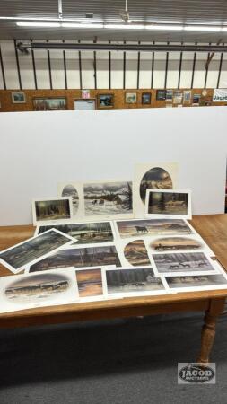 (15) DIFFERENT DARCY SHAVER ARTIST PROOFS