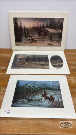 (3) DARCY SHAVER ARTIST MATTE PROOFS