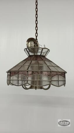 COLOURED GLASS CEILING FIXTURE