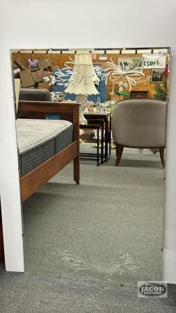 LARGE BEVELLED MIRROR