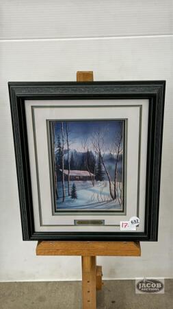 FRAMED DARCY SHAVER PRINT "BACK TO BASICS"