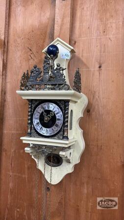 DUTCH PENDELUM WEIGHT DRIVEN CLOCK