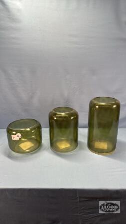 3PC DECORATIVE VASE SET