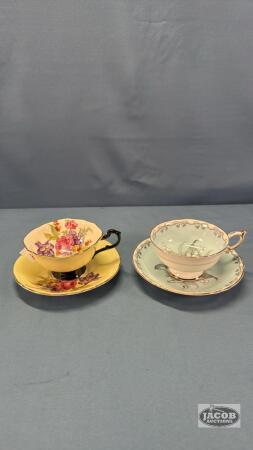 (2) PARAGON TEA CUPS & SAUCERS