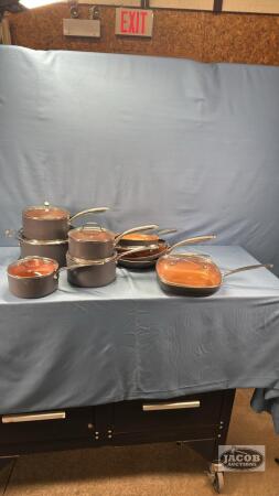 GOTHAM STEEL MATCHING POT SET