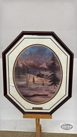 FRAMED PRINT BY DARCY SHAVER 1994