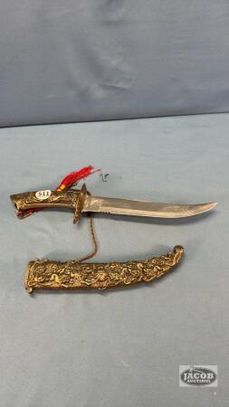 14IN DECORATIVE KNIFE WITH SHEATH