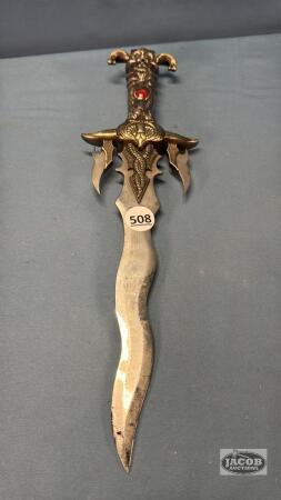 16IN DEMON DAGGER WITH RUBY