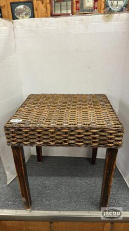 RATTAN STYLE STOOL