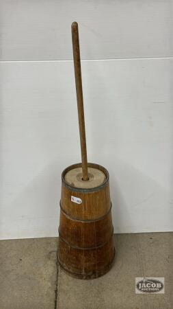 WOODEN BUTTER CHURN