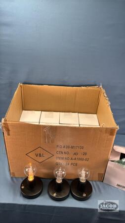 APPROX. 15 BATTERY OPERATED TABLE LIGHTS