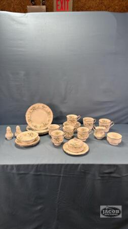 PARTIAL SET OF PARAGON FIRST LOVE DISHES