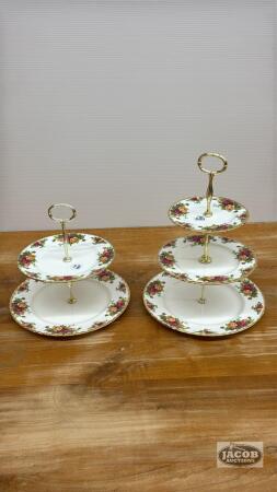 ROYAL ALBERT "OLD COUNTRY ROSES" COOKIE SERVERS