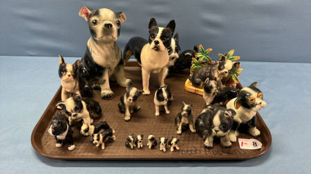 Quantity of Boston Terrier Figurines