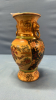 Hand Painted Satsuma 8in High Vase - 5