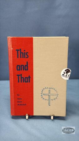 VERA MCNICHOL "THIS & THAT" HARDCOVER BOOK